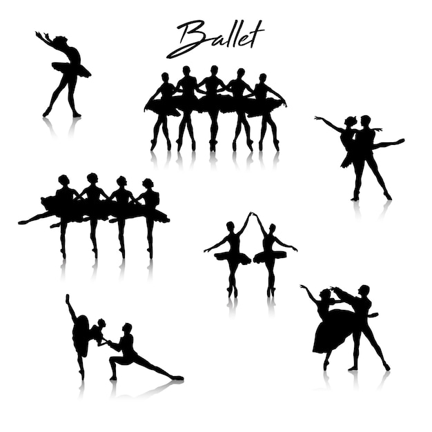 Ballet silhouette