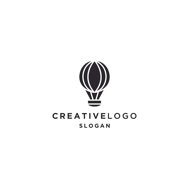 Ballon gas logo icon design template vector illustration