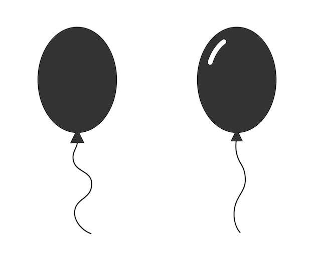 Balloon icon Simple design Vector illustration