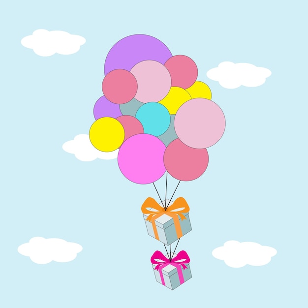 Balloon illustration vector