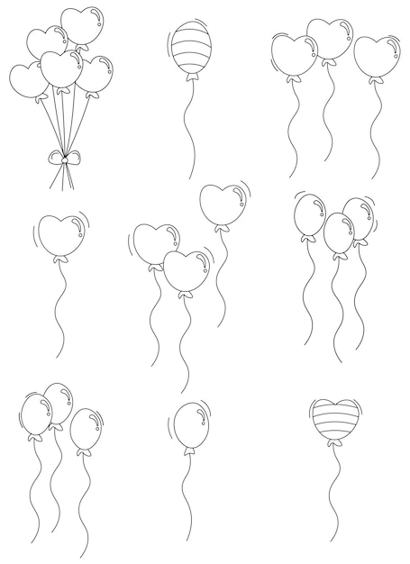 balloon vector design illustration isolated on white background