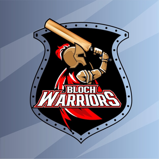 BALOCH WARRIORS circket mascot logo