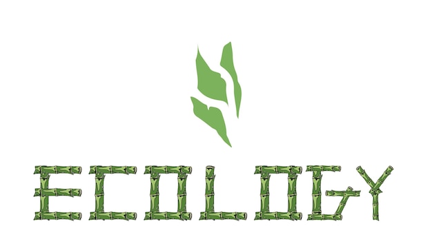 Bamboo ecology logotype