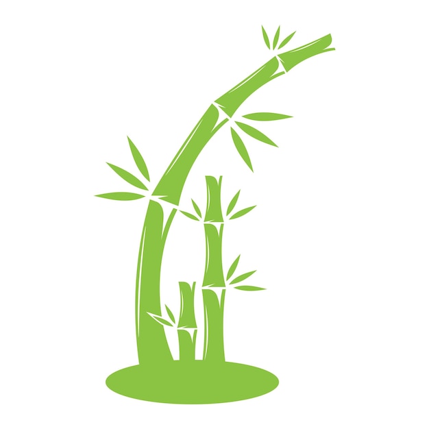 Bamboo Logo Template vector icon illustration design