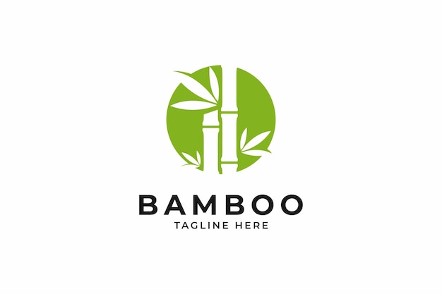 Bamboo sprout logo design