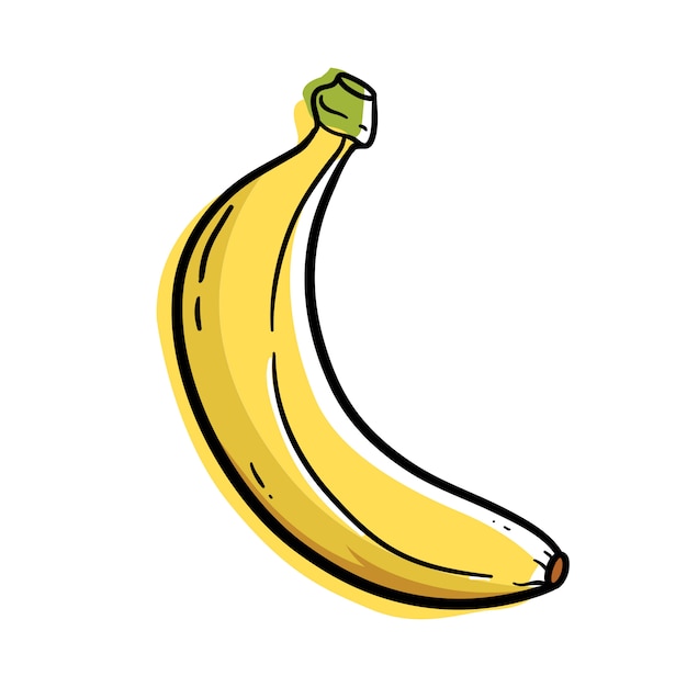 Banana cartoon illustration