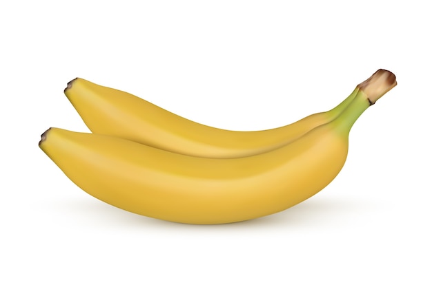 Banana isolated on white background