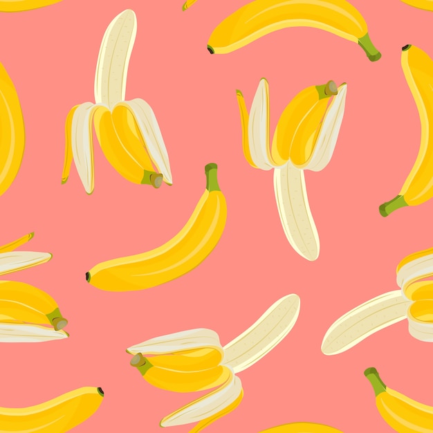 Banana seamless pattern