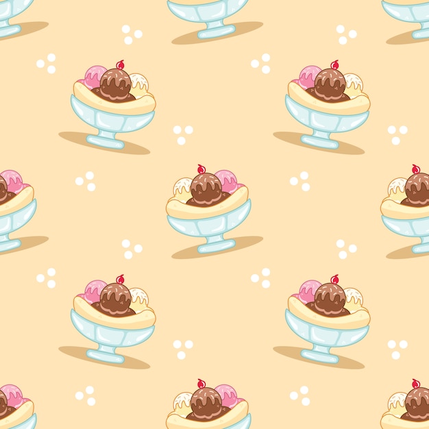 Banana split pattern