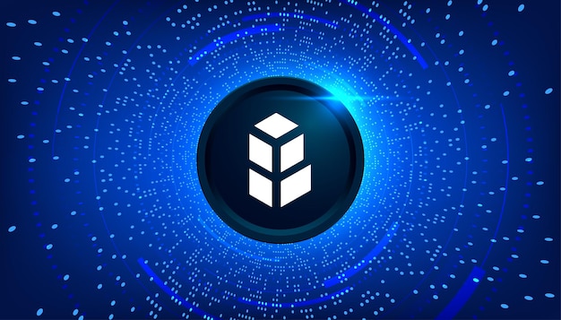 Bancor BNT coin banner BNT coin cryptocurrency concept banner background