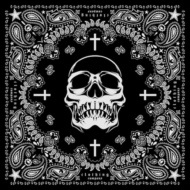 bandana skull