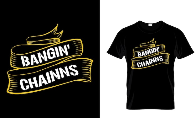 Bangin039 Chains Disc Golf Shirt Gift for Disc Golfer Flying Disc Sport Shirt Bangin039 Chains Shirt