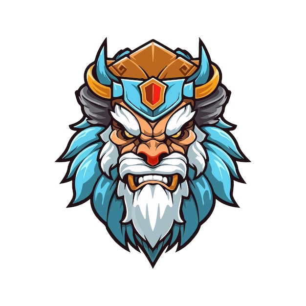 Bank Titan mascot logo