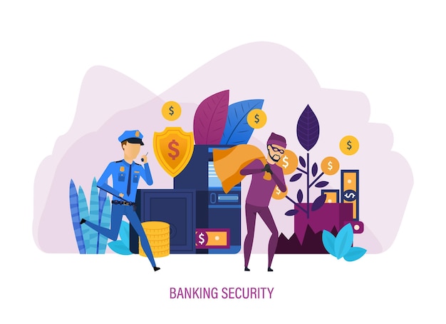 Banking security Access protection system secure financial assets payment security