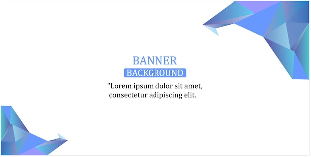 banner background blue color with copy space