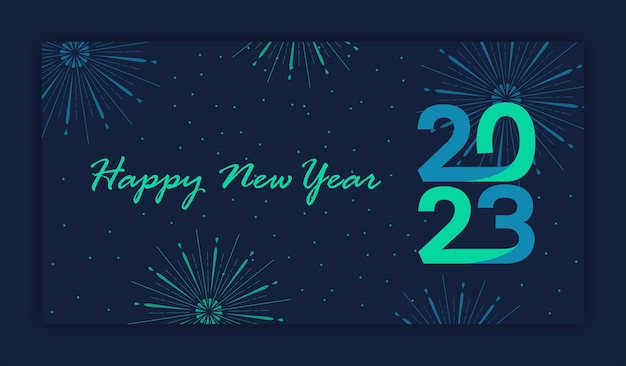 BANNER HAPPY NEW YEAR 2023 DESIGN