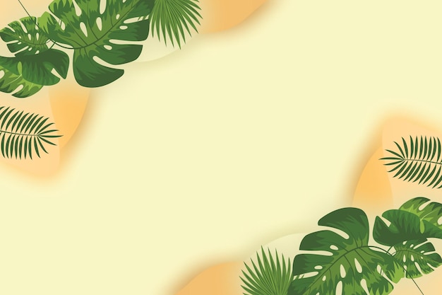 Banner Template Tropical Summer