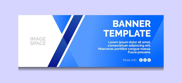 banner template vector and graphic design