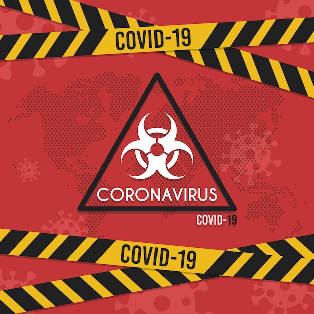 Vector banner virus background. medical coronavirus infographics. editable template virus infection.