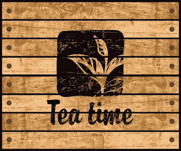 banner with tea time logo