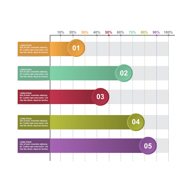 Bar Chart Graph Diagram Statistical Horizontal Infographic