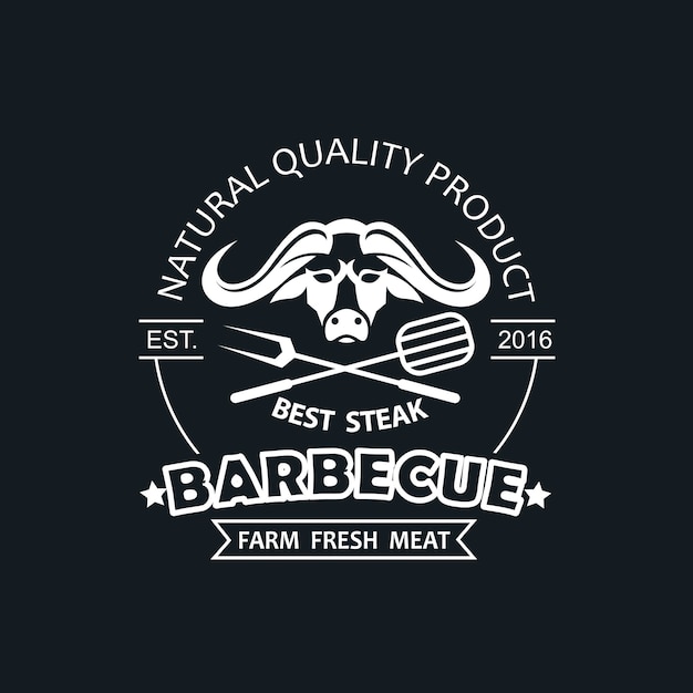 barbecue grill emblem