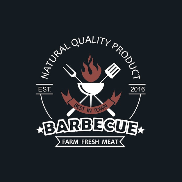 barbecue grill emblem