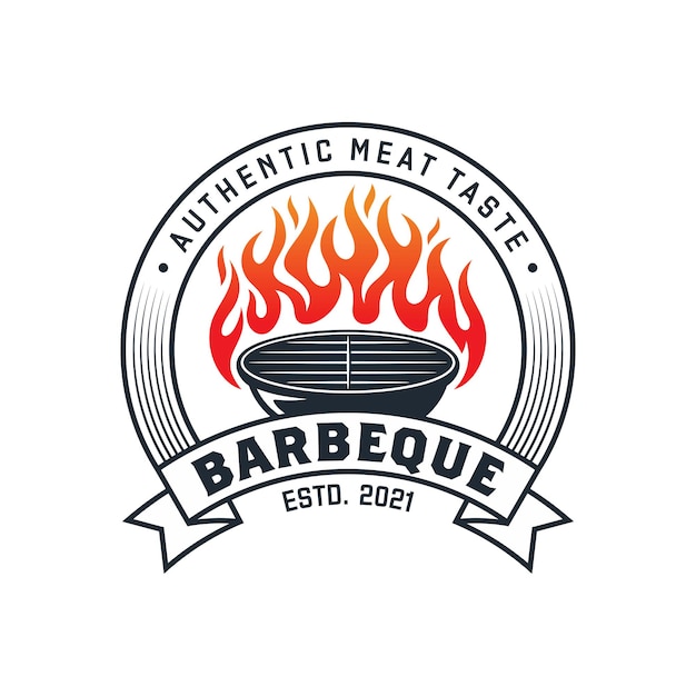 Barbecue grill logo