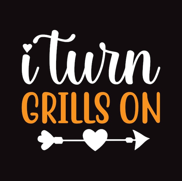 Barbecue lettering premium vector design