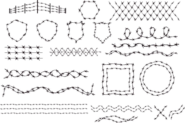 Barbed Wire Design Set