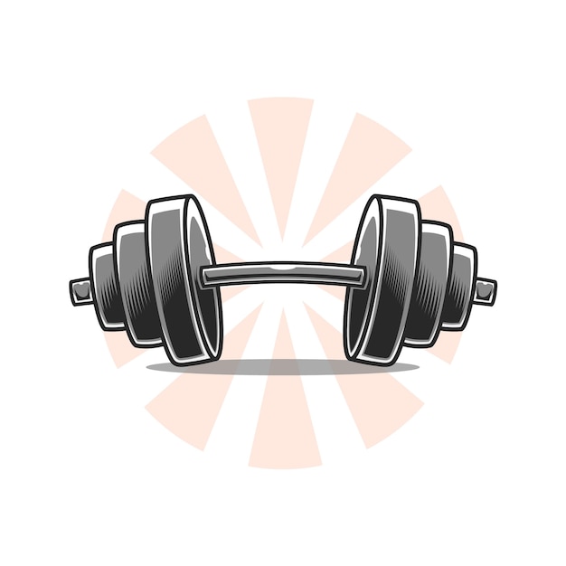 Barbell illustration.