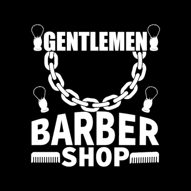 Barber T-shirt design