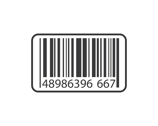 Barcode vector icon illustration design