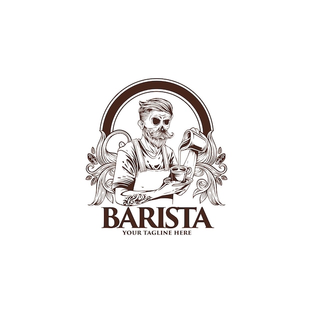 Barista coffee logo