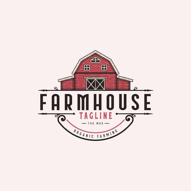 Barn Vintage Logo Design Inspiration For agriculture Company