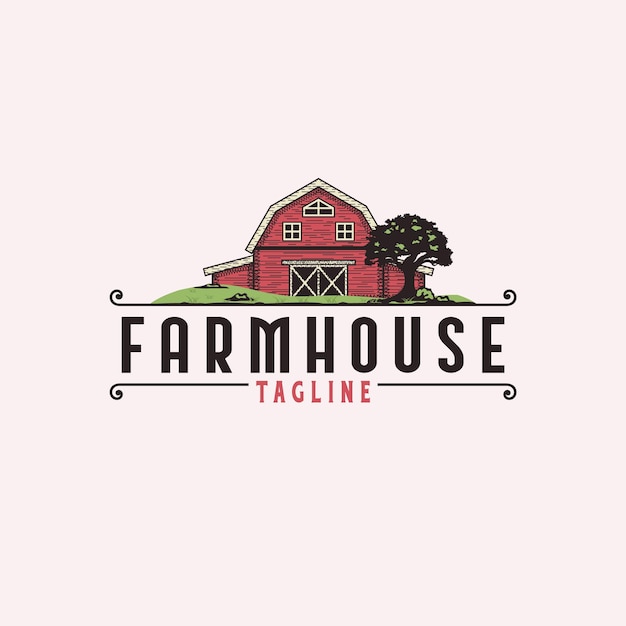 Barn Vintage Logo Design Inspiration For agriculture Company