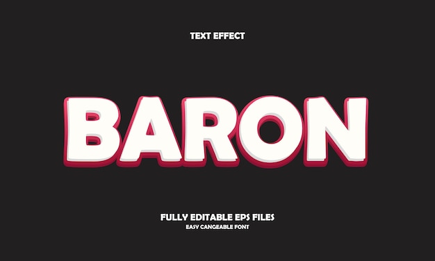 baron text effect