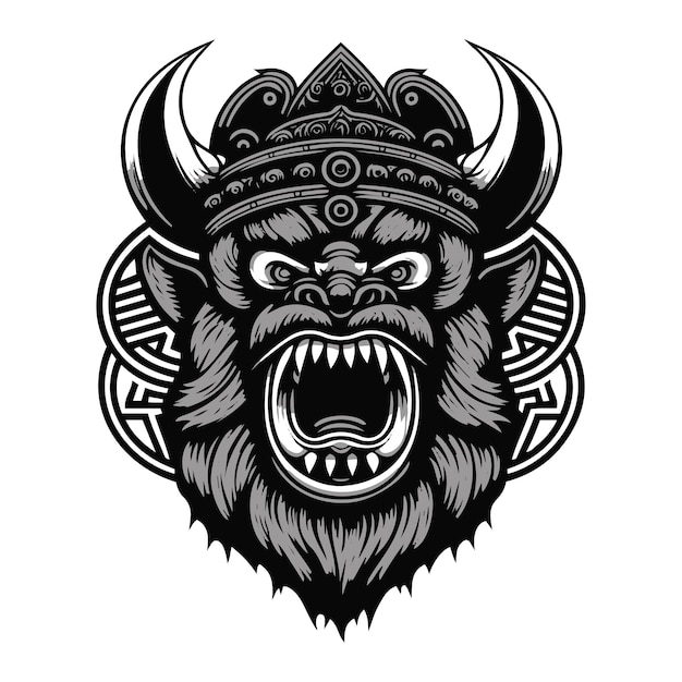 Barong ancient ornament