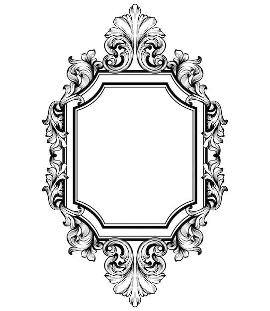 Baroque frame victorian decor