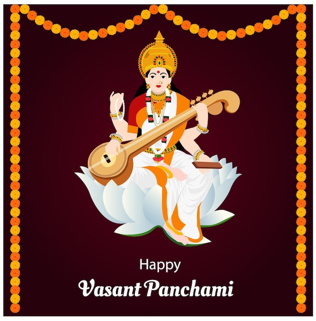 Basant Panchami Vasant Panchami Saraswati Puja Indian Festival Celebration