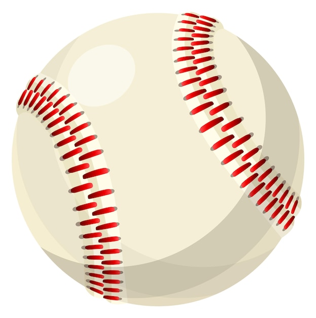 Baseball ball cartoon icon Tournament sport symbol