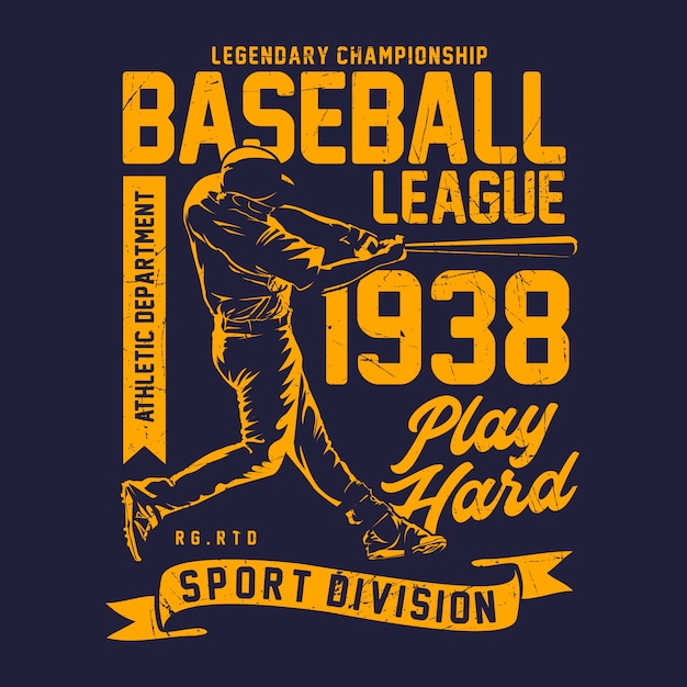 Baseball league Graphic Print