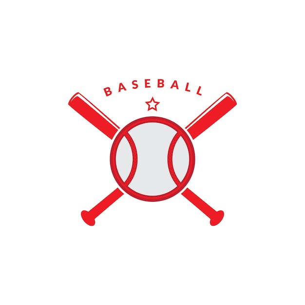 Baseball Softball Team Club Academy Championship Logo Template Vector