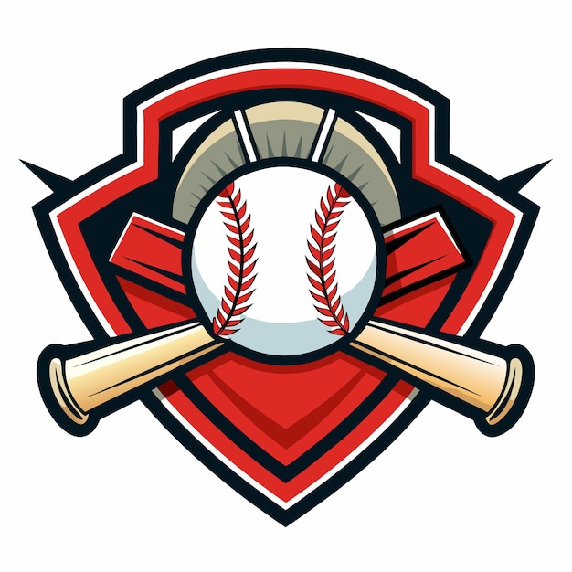 Vector baseball sport logo vector