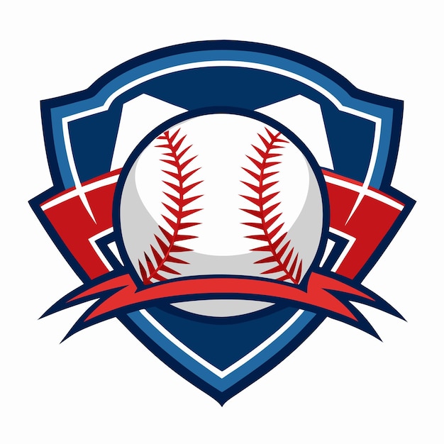 baseball sport logo vector