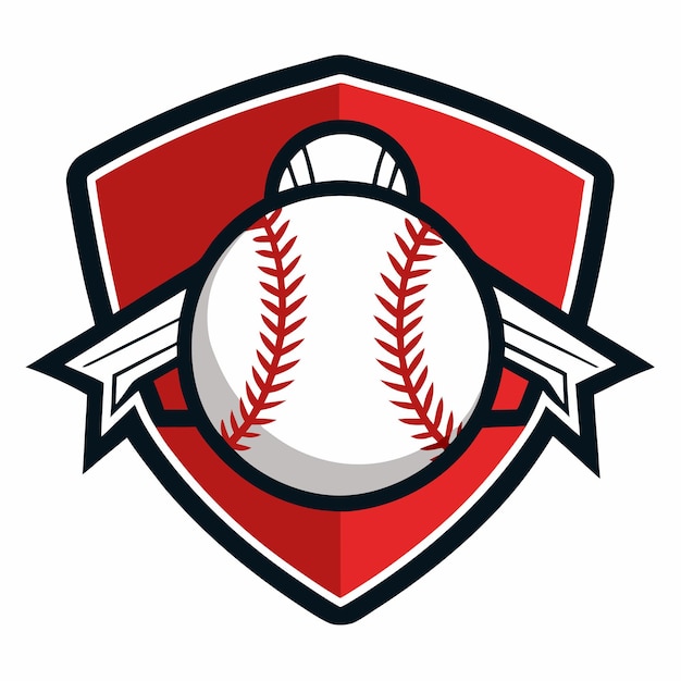 Vector baseball sports team logo design