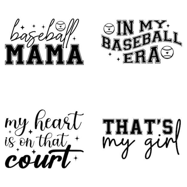 Vector baseball svg design and baseball tshirt design file