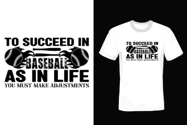 Baseball T shirt design typography vintage