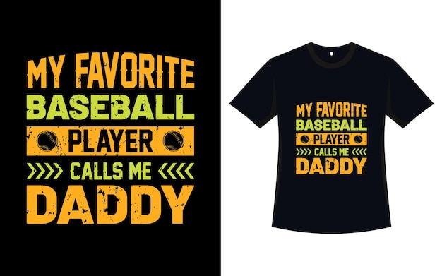 Baseball t-shirt design with vintage typography t-shirt design