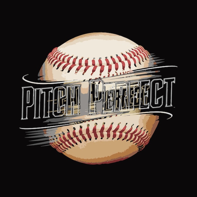 Vector baseball t shirt design